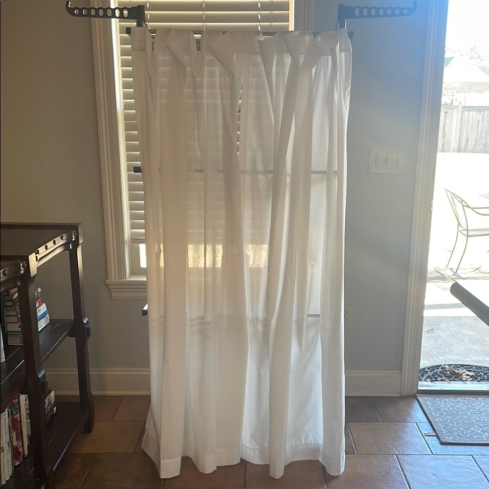 Made By Design White Sheer Curtains (4 Panels)
